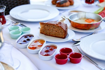 traditional turkish breakfast.