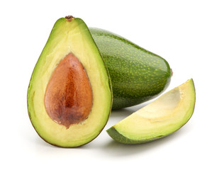 Avocado isolated on white
