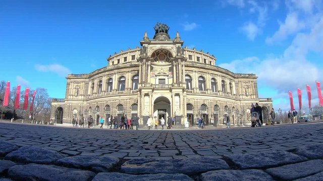 Zeitraffer Semperoper Dresden