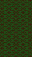Ornate geometric pattern and abstract colored background