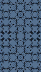 Fototapeta premium Ornate geometric pattern and abstract colored background