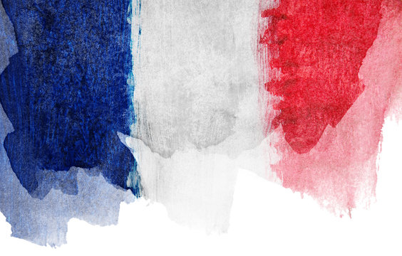 Grunge of France flag