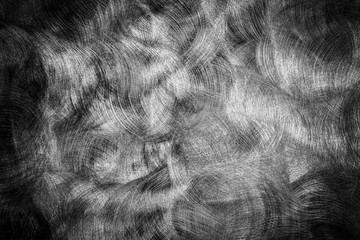 Old concrete texture, black and white painted. Art wallpaper abstract background.