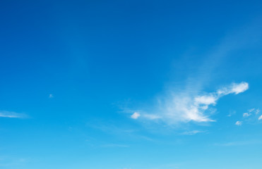 Fototapeta premium Blue sky with clouds background