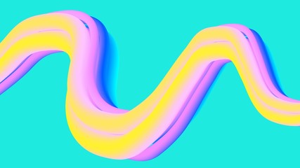 Abstract wavy colorful background with fluid shape. Trendy liquid vector illustration for cards, covers, wallpapers, banners.