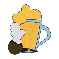 saint patricks cartoons blue lines