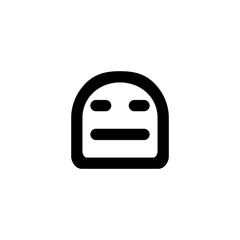 Emoji icon. Social media character sign