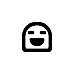 Emoji icon. Social media character sign