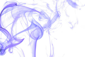 Purple smoke abstraction