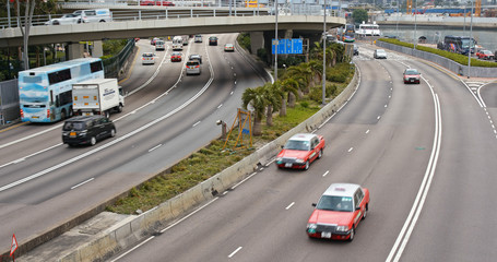 Fototapeta premium Hong Kong traffic