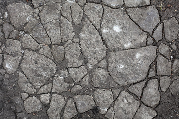 Cracked concrete texture background