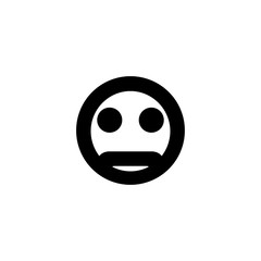 Emoji icon. Social media character sign