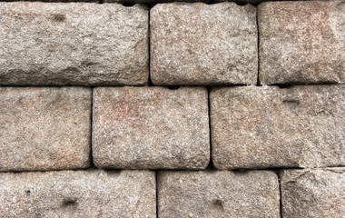 Ancient ruins stone wall background