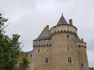 Fototapeta na wymiar le château fort de suscinio en bretagne ,france