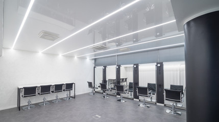 Interior design of a modern beauty shop-parlor