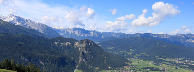  panoramic view in berchtesgadener land
