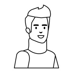 man with orthopedic collar