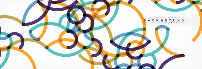 Abstract color lines on white. Modern colorful flow poster wave. Art design for your project