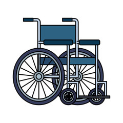 wheel chair isolated icon
