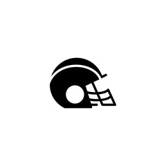 Bseball helmet icon. Sport sign