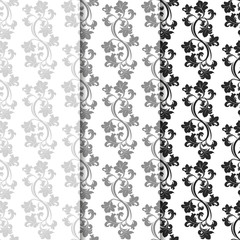 Floral seamless pattern leaves