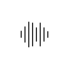 Sound equalizer icon.