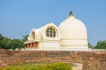 Parinirvana Stupa and temple, Kushinagar, India