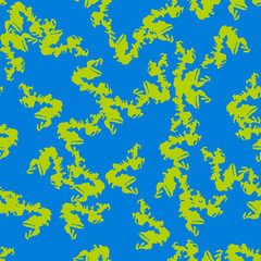 Obraz premium Urban UFO camouflage of various shades of blue and green colors