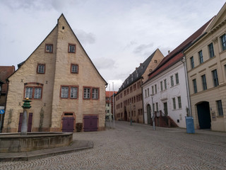 Historic City Sangerhausen in Saxony Anhalt,Germany