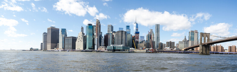 Fototapeta na wymiar Lower Manhattan Panorama