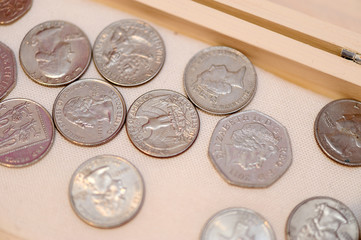 monedas de plata, arras de boda