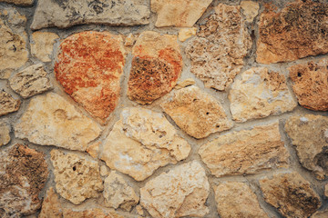 masonry made of rough stone material, can be used as background or texture for your ideas.