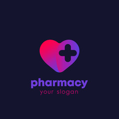 pharmacy logo, vector
