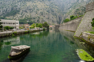 Fototapeta premium moat in The Kotor