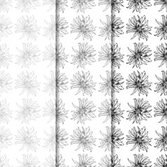 floral seamless pattern with flowers