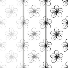 seamless pattern with flower