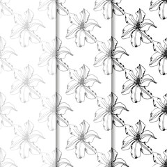 seamless pattern with flower