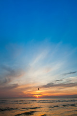 Alba sul mare