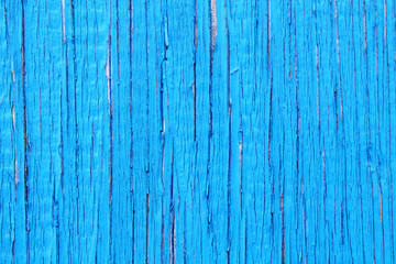 Obraz premium Old blue wooden board. Close-up. Vertical view. Background. Texture.