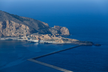 Panoramic View to the Oran Coastline, Algeria