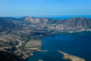 Panoramic View to the Oran Coastline, Algeria