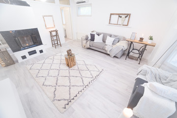 Fototapeta premium Modern living room interior design