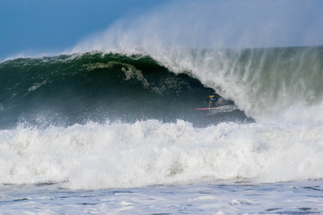 Naklejka premium Surf en zicatela, Oaxaca, México 