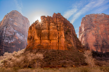 Big Bend rock in Zion NP