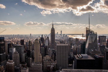 Naklejka premium Skyline Nowego Jorku