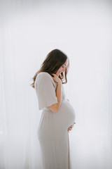Pregnant Mother wearing Dress