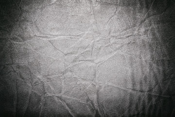 Gray leather texture background surface