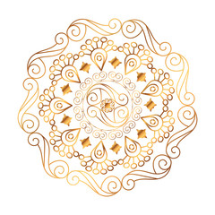golden mandala victorian style