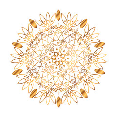 golden mandala victorian style