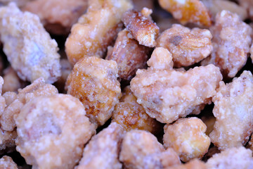 Roasted kernels of nuts